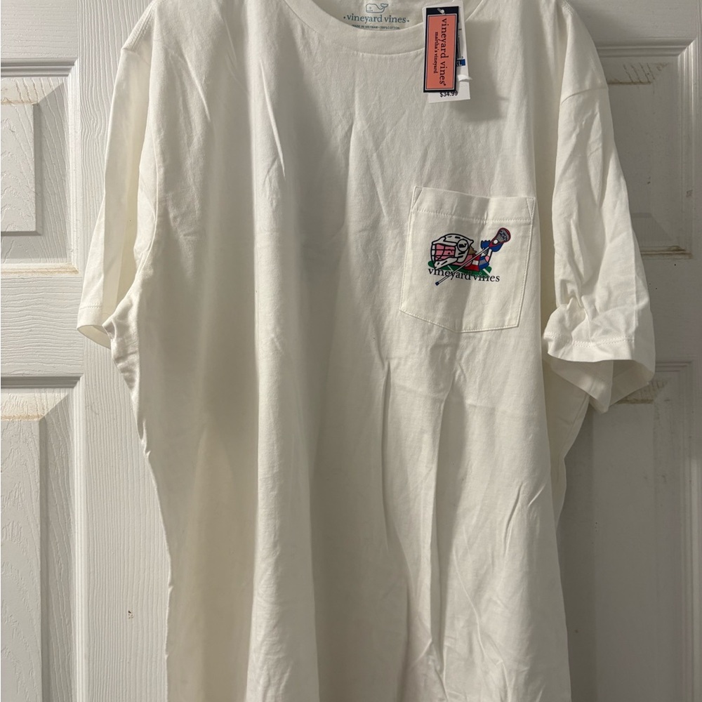 Vineyard Vines White Long Sleeve Tee